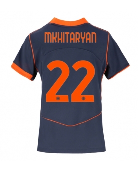 Billige Fotballdrakt Inter Milan Henrikh Mkhitaryan #22 Replika Tredjedrakt Dame 2025-26 Kortermet Billige Fotballdrakt Inter Milan Henrikh Mkhitaryan #22 Replika Tredjedrakt Dame 2025-26 Kortermet